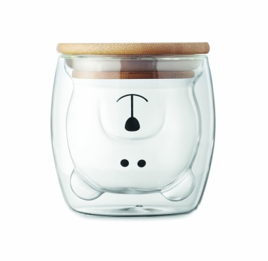 Logo trade promotional giveaway photo of: Double wall borosilicate mug