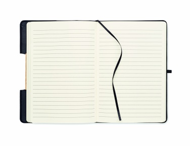 Logotrade promotional merchandise picture of: A5 RPET notebook 80 lined