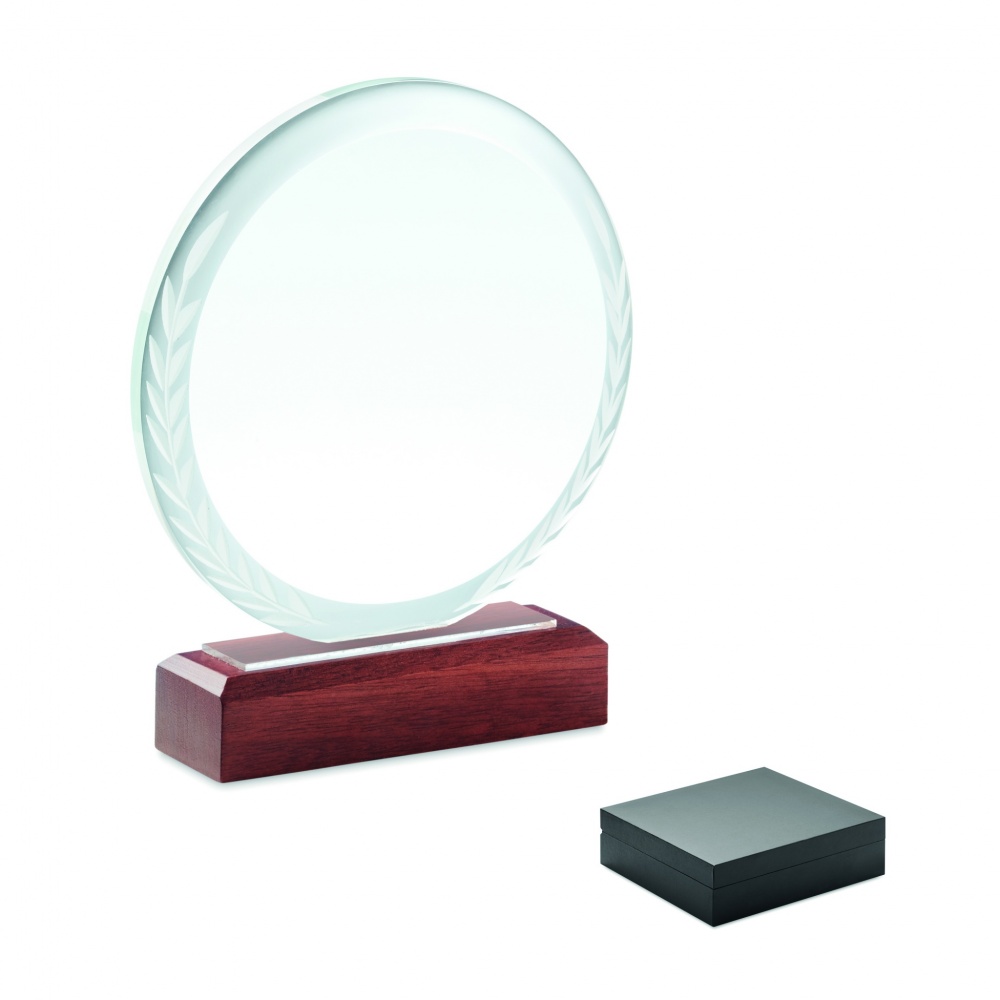 Logo trade advertising product photo of: Round award plaque