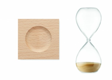 Logo trade promotional merchandise photo of: 5 minute sand hourglass