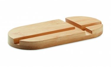 Logotrade advertising product image of: Bamboo tablet/smartphone stand