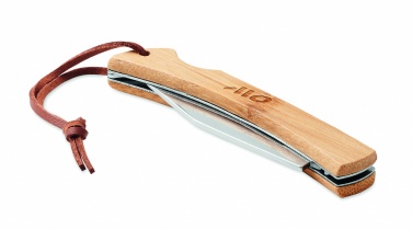 Logotrade promotional giveaways photo of: Foldable knife in bamboo