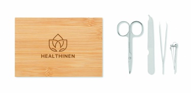 Logo trade promotional giveaway photo of: Manicure nail tool set