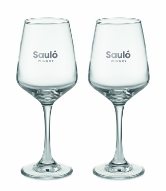 Logotrade promotional products photo of: Set of 2 wine glasses