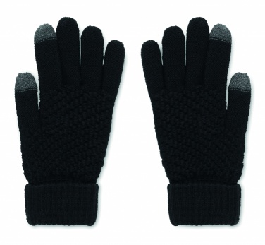 Logo trade promotional item photo of: Rpet tactile gloves