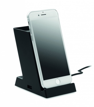 Logotrade corporate gift image of: Wireless charger ABS 15W