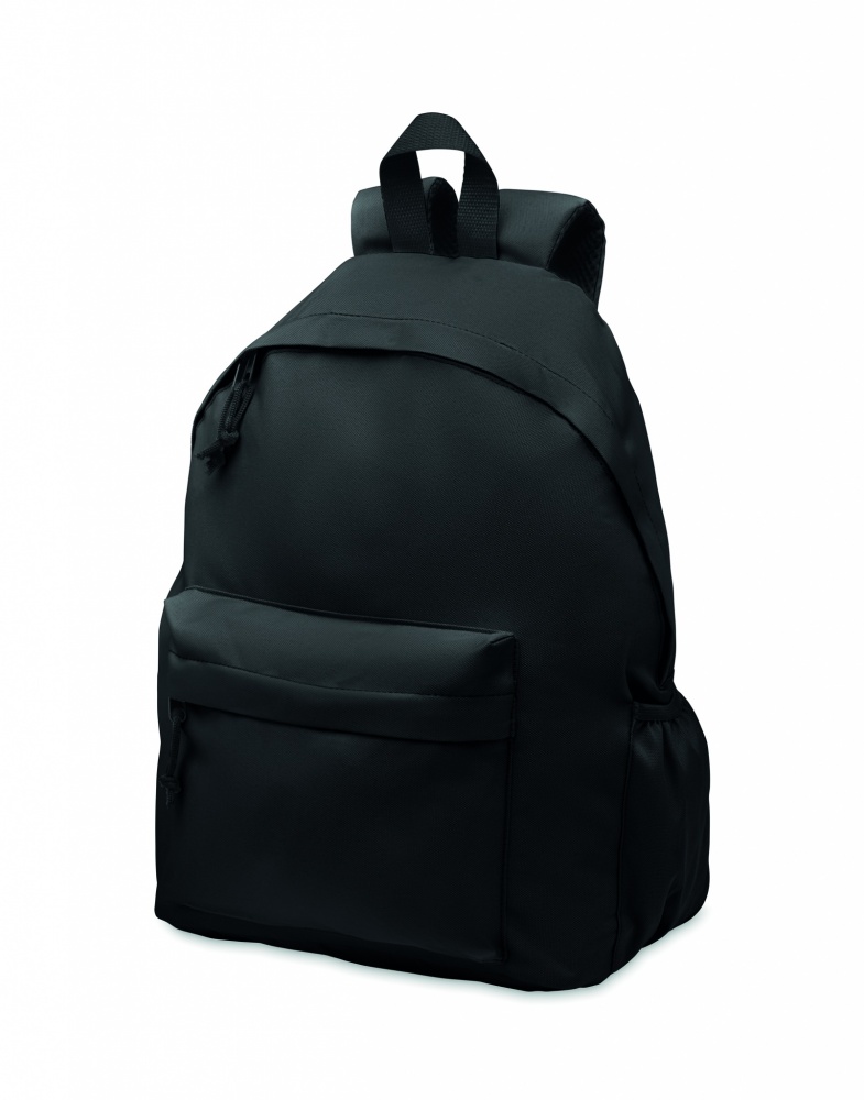 Logo trade business gifts image of: 600D RPET polyester backpack