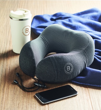 Logo trade promotional giveaways image of: Travel Pillow in RPET