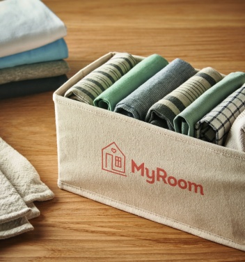 Logo trade promotional items image of: Large storage box 220 gr/m²