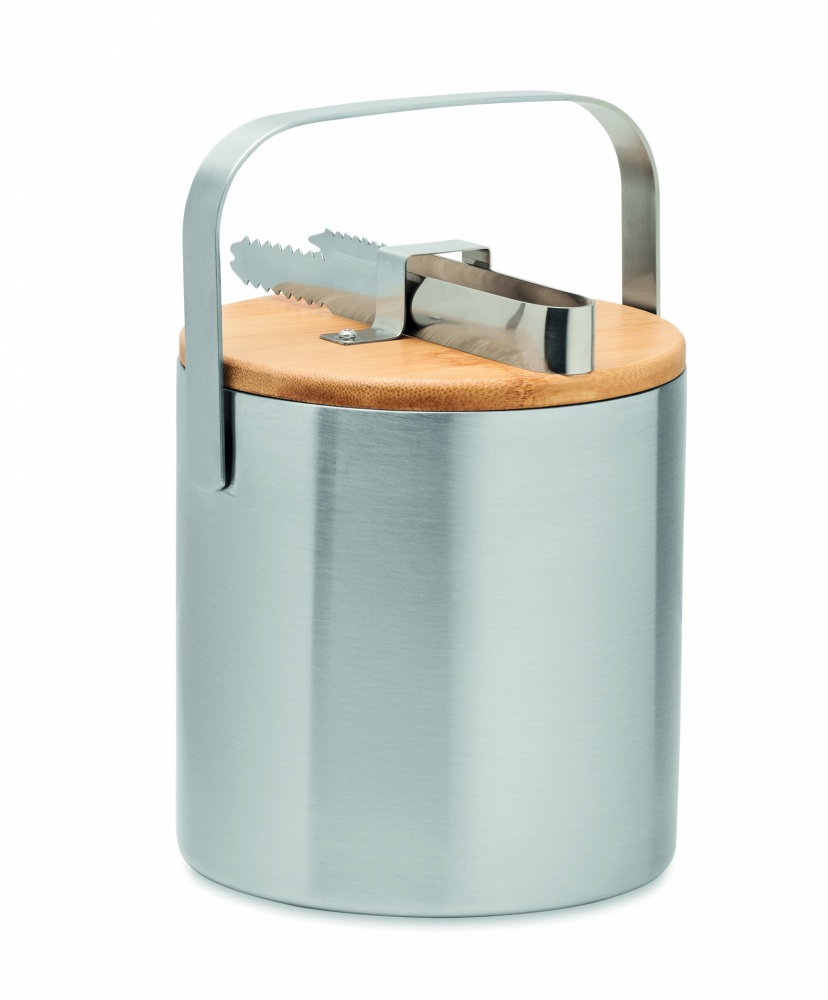 Logo trade business gifts image of: Double walled 1.2L Ice bucket