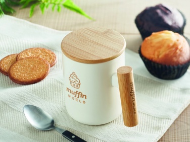 Logotrade corporate gifts photo of: Porcelain mug with lid 380 ml