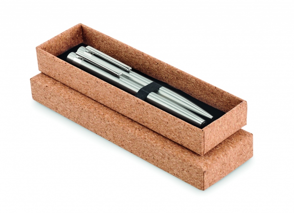 Logo trade promotional giveaway photo of: Recycled stainless steel pens