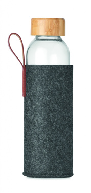 Logo trade business gifts image of: Glass bottle 500 ml