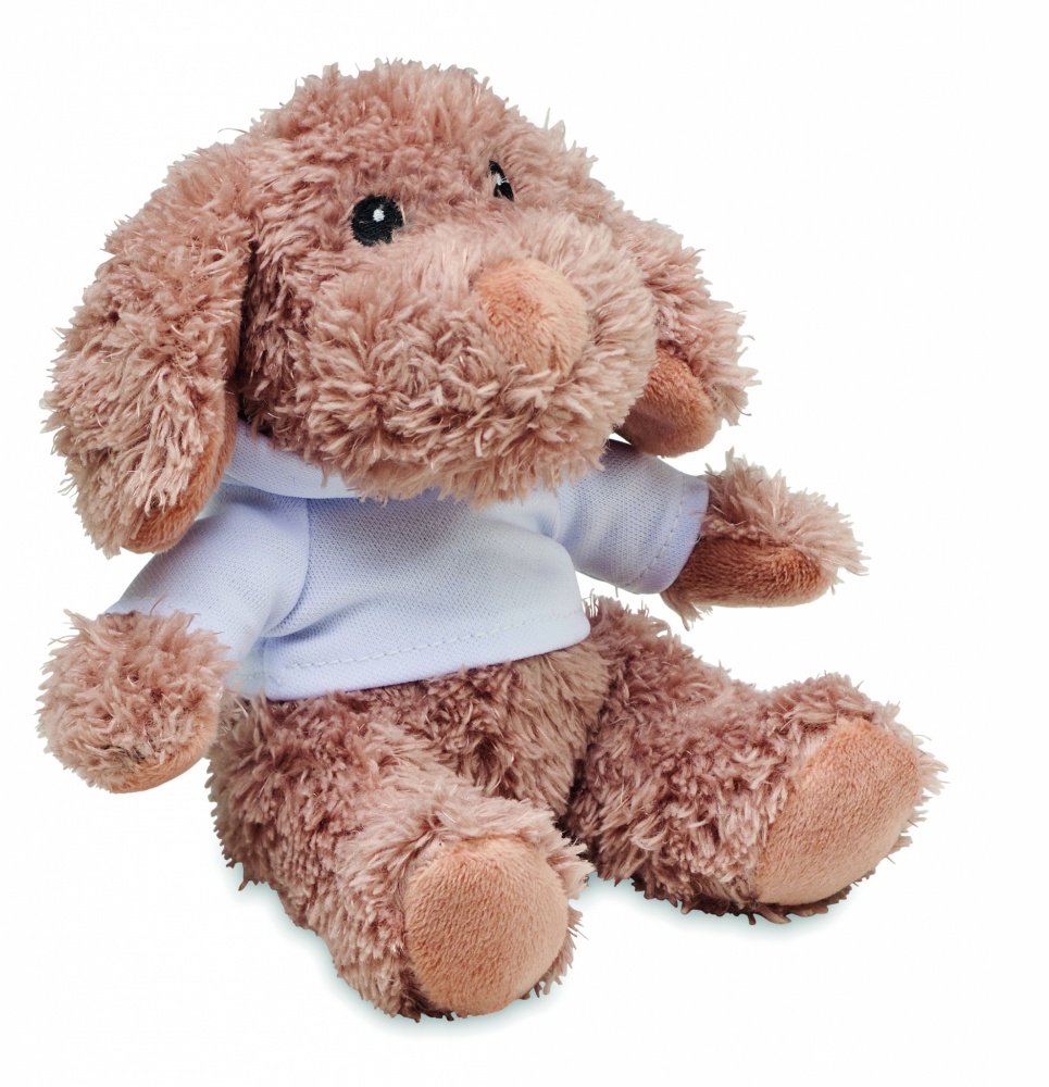 Logo trade business gift photo of: Dog plush wearing a hoodie