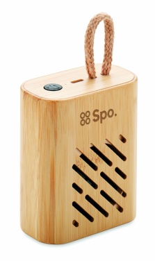 Logotrade promotional items photo of: 3W Bamboo wireless speaker