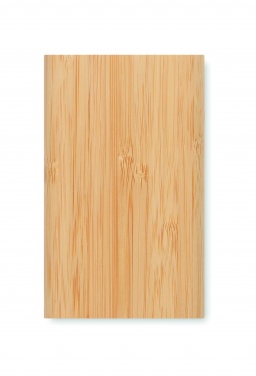 Logo trade business gift photo of: 4000 mAh Bamboo power bank