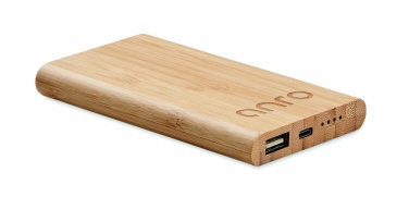 Logotrade promotional item picture of: 4000 mAh Bamboo power bank
