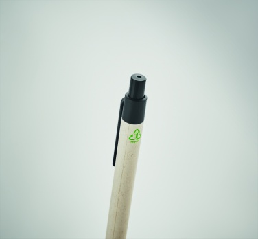 Logotrade promotional gift image of: Milk carton paper ball pen