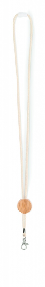 Logotrade promotional gift picture of: Cotton Lanyard with metal hook