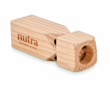 Logotrade advertising product image of: Wooden train whistle