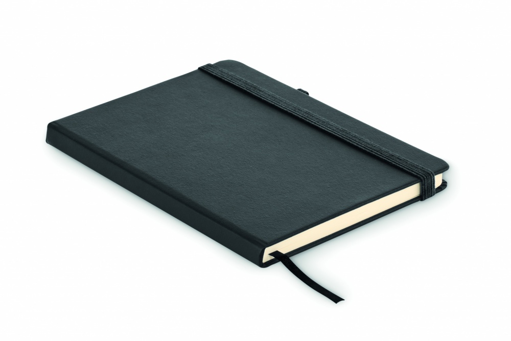 Logotrade promotional giveaways photo of: Recycled Leather A5 notebook