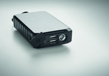 Logo trade promotional giveaways picture of: 8000 mAh solar dynamo charger