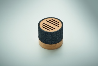 Logotrade promotional gift image of: Bamboo RPET wireless speaker