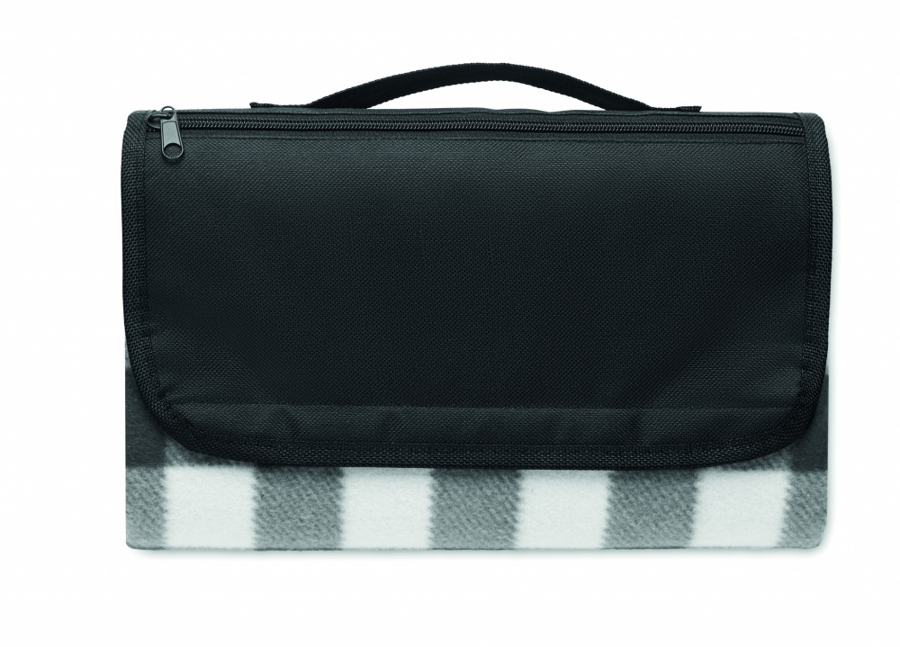 Logotrade promotional merchandise picture of: RPET fleece blanket 150 gr/m²