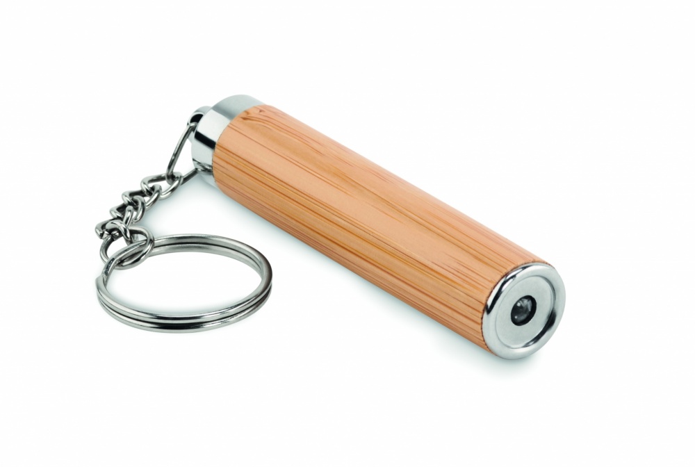 Logotrade advertising product image of: Mini bamboo torch with keyring
