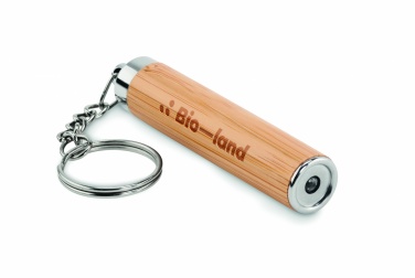 Logo trade promotional products picture of: Mini bamboo torch with keyring