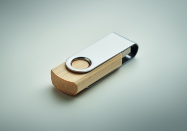 Logo trade promotional giveaways image of: Techmate bamboo USB 16GB       MO6898-40