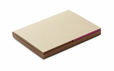 Logo trade promotional gifts picture of: Recycled paper memo set