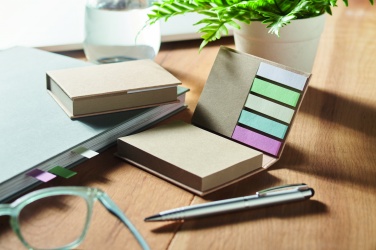 Logo trade promotional giveaway photo of: Recycled memo pad set