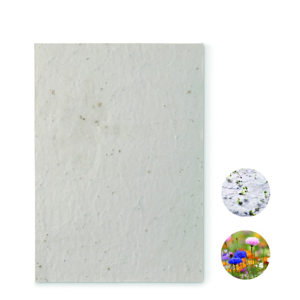 Logotrade promotional merchandise picture of: A5 wildflower seed paper sheet
