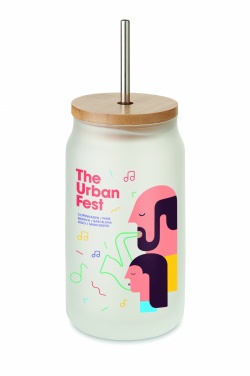 Logotrade corporate gift picture of: Sublimation mason jar 400 ml