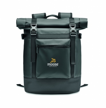 Logo trade business gift photo of: Rolltop backpack 50C tarpaulin