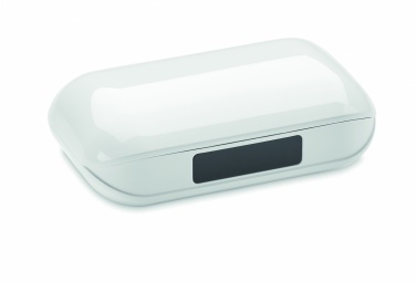 Logo trade advertising products image of: Recycled ABS TWS earbuds