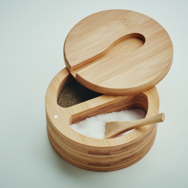 Logotrade promotional merchandise image of: Salt and pepper bamboo box