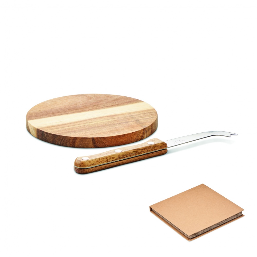 Logotrade corporate gift image of: Acacia cheese board set Dresden