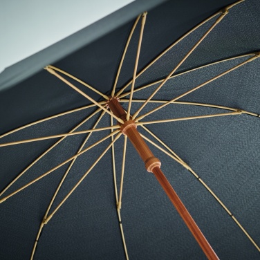 Logo trade promotional giveaways image of: 23,5 inch RPET/bamboo umbrella