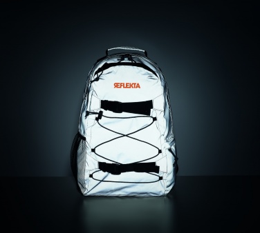 Logo trade promotional gifts image of: High reflective backpack 190T