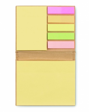 Logo trade promotional gift photo of: Sticky note memo pad recycled