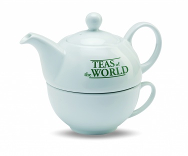 Logotrade advertising products photo of: Teapot and cup set 400 ml