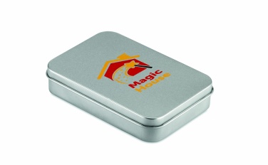 Logo trade promotional items image of: Playing cards in tin box