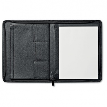 Logo trade promotional merchandise picture of: A4 leather conference folder