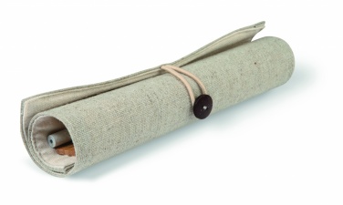 Logo trade promotional products picture of: Stationary set in cotton pouch