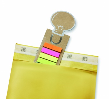 Logo trade corporate gift photo of: Bookmark with sticky memo pad