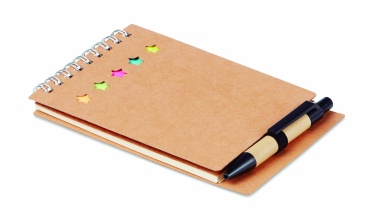 Logotrade promotional product picture of: Notepad with pen and memo pad