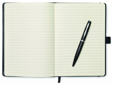 Logo trade advertising products picture of: A5 notebook with pen 72 lined