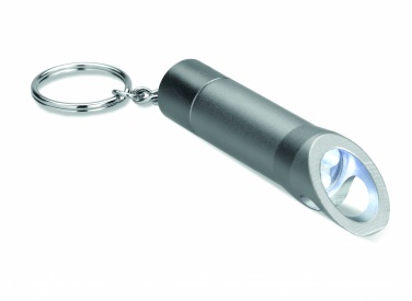 Logotrade advertising products photo of: Metal torch key ring Ylivieska